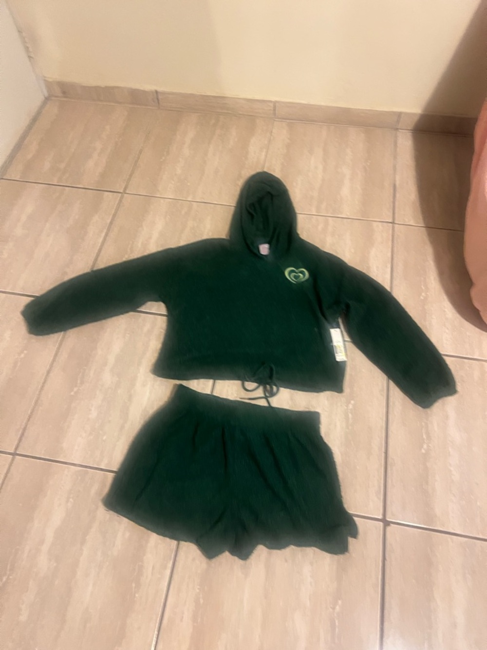 NOBO Forest Green Sherpa Pullover